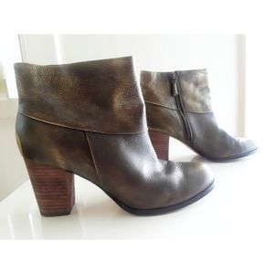 Cole Haan Ankle Boots Leather NikeAir Sz 7.5